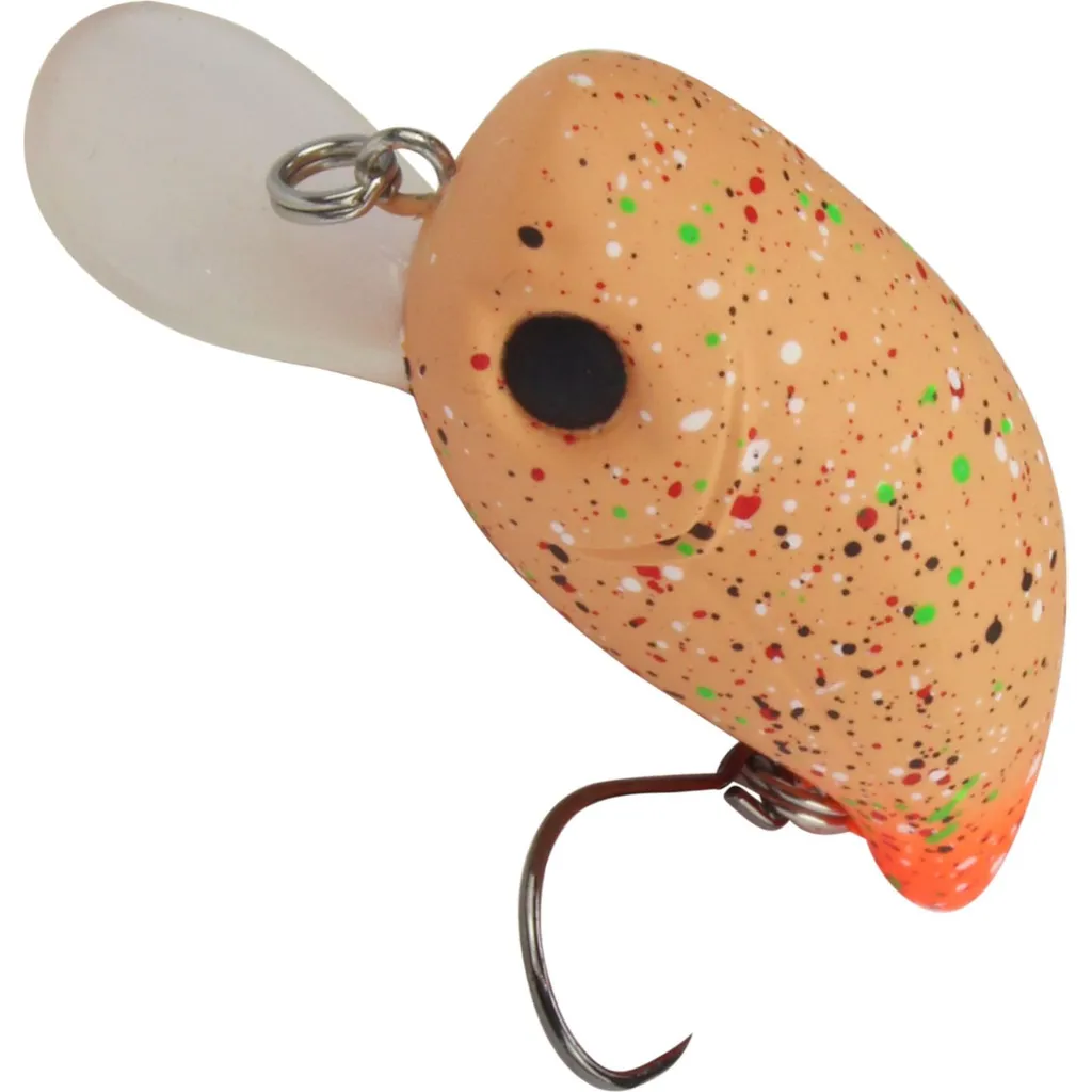 FTM Masu Pit Bull Wobbler Beige Gelb Rot Gesprenkelt 3cm 2.4g