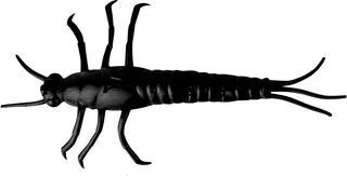 Savage Gear LB 3D PVC Mayfly Nymph 5cm 1g Black