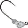 Strike King Baby Squadron Swimbait Jig Head 3.5g 2/0 Silver Bling