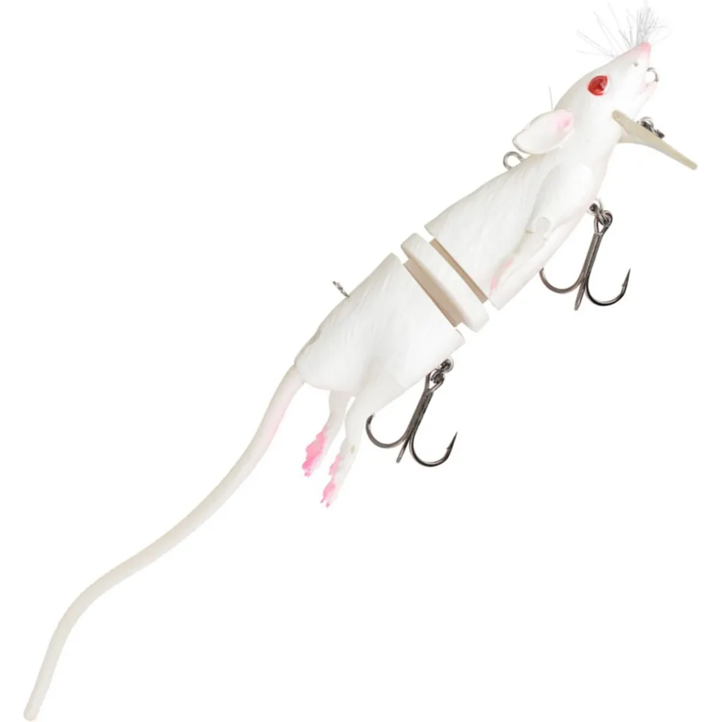 Savage Gear 3D Rad Tail Baits & Hybrid Baits 30cm 90g White