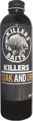 Carp Killers Soak & Dip Boilie Dip 2 in 1 Mega Krill