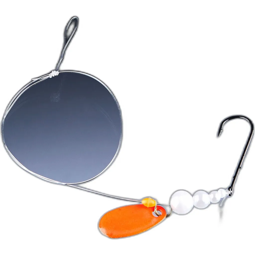 Balzer Plattfischblinker-Vorfach #1 35cm Orange-Silber