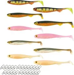 Fox Rage Neptunmaster Köder-Set 7–9cm 35pcs Soft Bait Paddle Tail