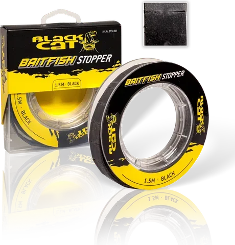 Black Cat Baitfish Stopper 1.5m 15mm 100 black