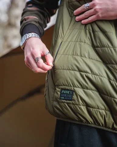 Fox Olive Quilted 100 Gilet 3XL