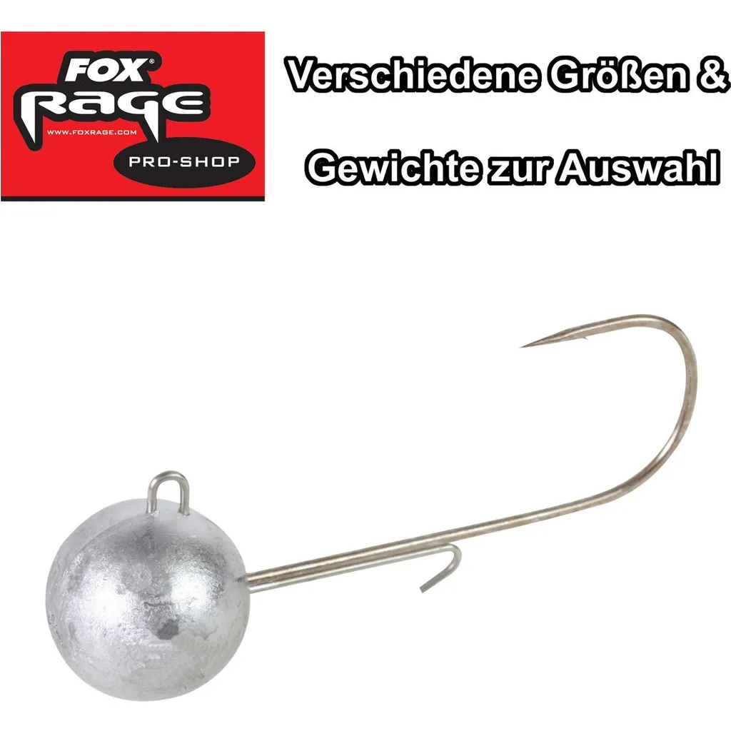 Fox Rage Round Jigs 20g #2/0