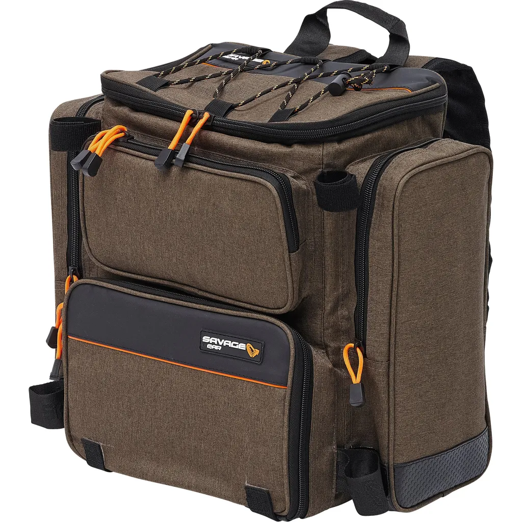 Savage Gear Specialist Rucksack - Wasserdichter Angelrucksack mit Mehreren Staufächern, UV-geschützten Köderboxen, ergonomischen Gurten, ideal für Mobile Bank-, Boots- und Reiseangler 23L - Image 4