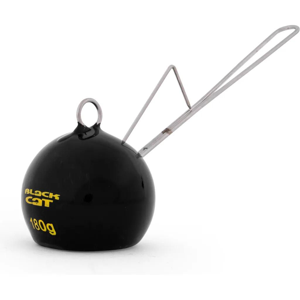 Black Cat Cat Ball Dead or Alive System Senker & Gewicht 180g Black