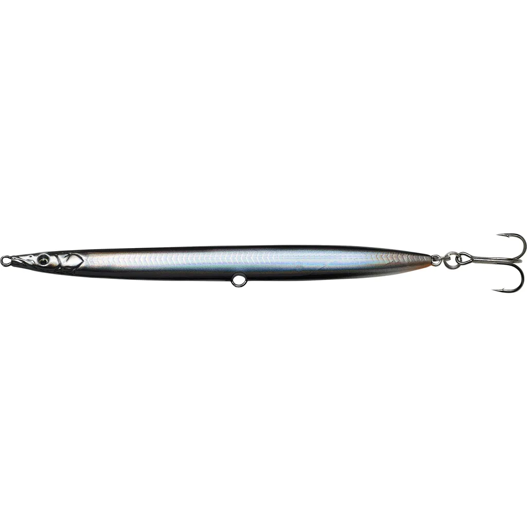 Savage Gear Sandeel Pencil Meerforellenköder 9cm 13g Black Silver