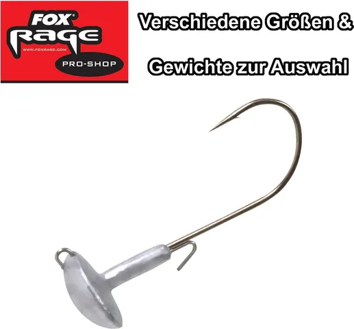 Fox Rage Standup Lipstick Jigs Jig Head 20g #4/0