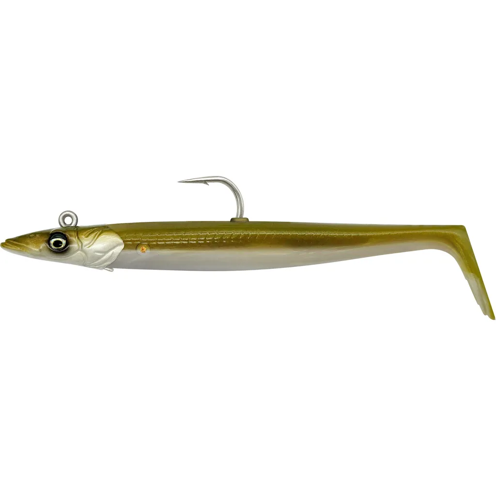 Savage Gear Sandeel V2 Gummiköder 15.5cm 46g Khaki