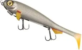 Fox Rage Super Slick Shad 23cm 97g UV Silver Ghost 2x 2/0