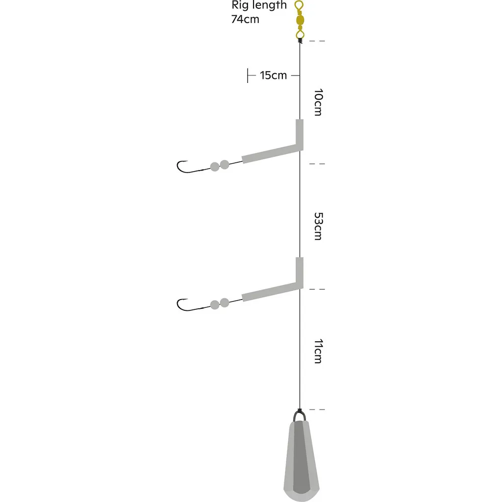 Kinetic Sabiki Classic Vorfachsysteme 90g 90cm #1/0