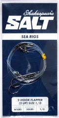Shakespeare SALT Rig 1/0 Flapper 2 Up