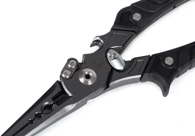 Fox Rage Belt Pliers 23cm Tungsten Carbide Side Cutters Serrated 420 Stainless Steel