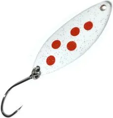 Troutwerk Spoon 2.5g 3.3cm Weiß Rote Punkte