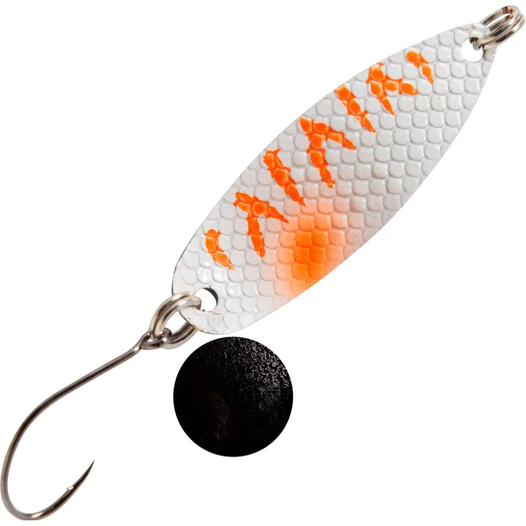 FTM Spoon Hammer 3.3cm 2.4g Weiß-Orange/Schwarz-Weiß