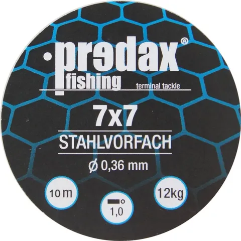 Predax Stahlvorfach 7x7 10m 12kg 0.36mm