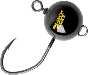 Black Cat Mega Fireball Jigkopf 100g #10/0 Black
