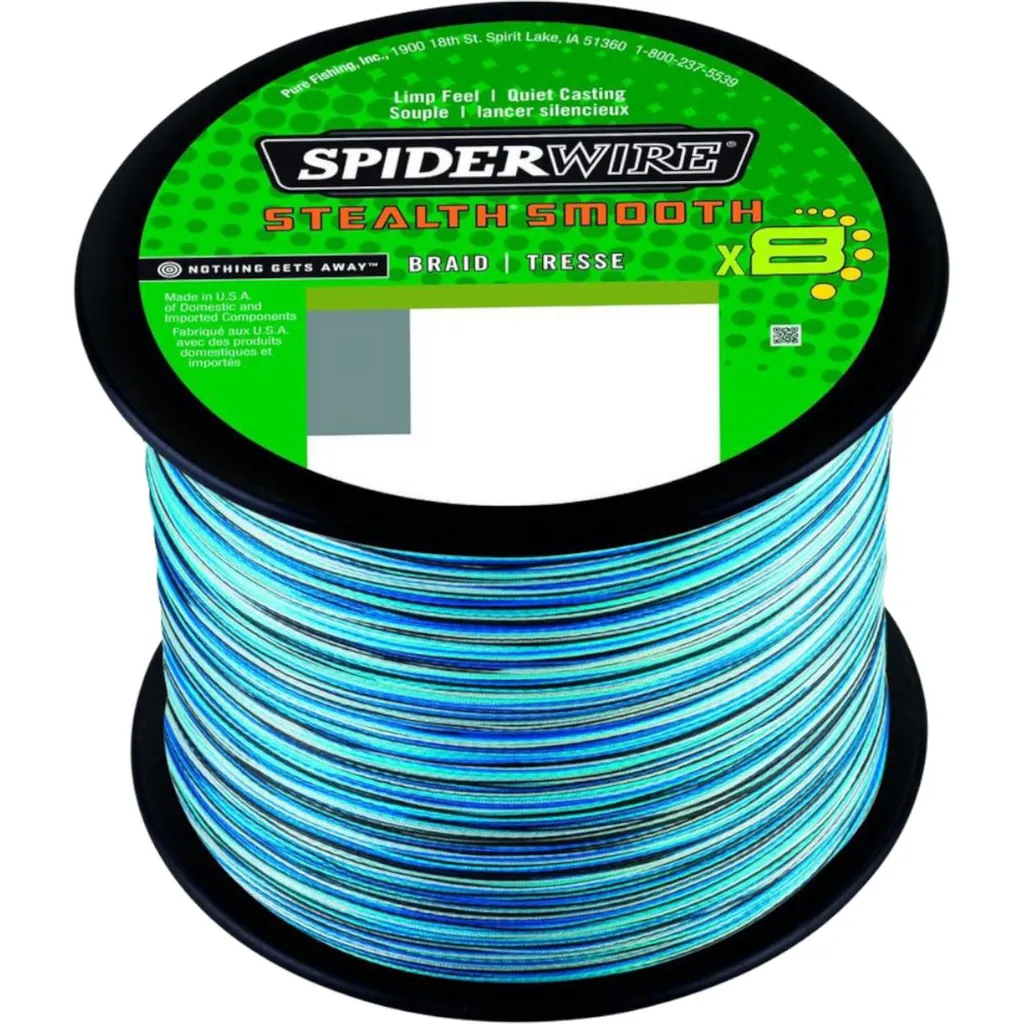 Spiderwire Stealth Smooth8 X8 PE Braid 0.15mm 2000m Blue Camo