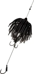 Black Cat Echtwurmteaser 120g Black Red Flash