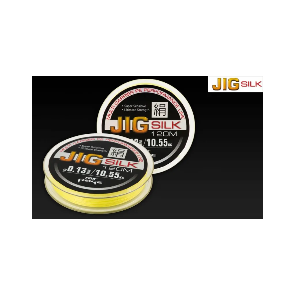 Fox Rage Jig Silk Geflochtene Schnur 0.06mm 3.88kg 120m