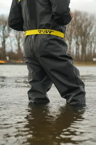 Black Cat Booted Waders UK 8/EU 42
