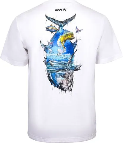 BKK Short Sleeve Casual Shirt Brand Values GT T-Shirt White