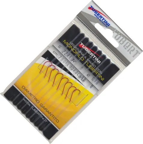 Tubertini Serie 22 gebundene Haken #8 3.51kg 0.16mm