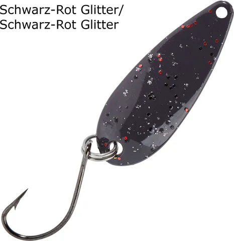 Balzer Spoon Swindler 2.3g Schwarz-Rot Glitter/Schwarz-Rot Glitter