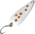 Troutwerk Spoon 4cm 5g White/Orange Dots Single Hook