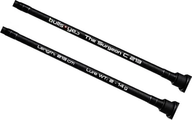 Bullseye Surgeon Cast Casting Rod 213 2–14g 2.13m 107g 113cm Composite 40T