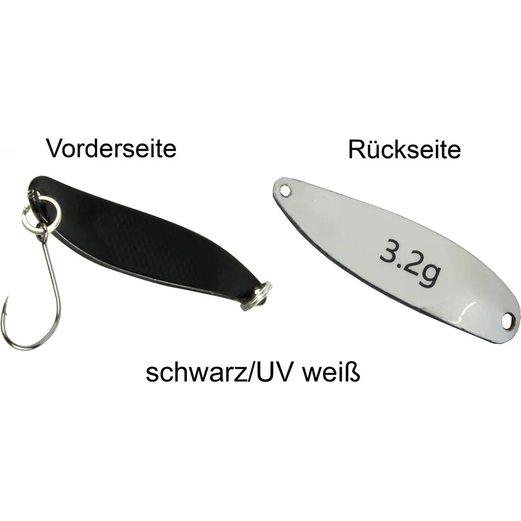 FTM Spoon Hammer 3.8cm 3.2g Schwarz/UV Weiß