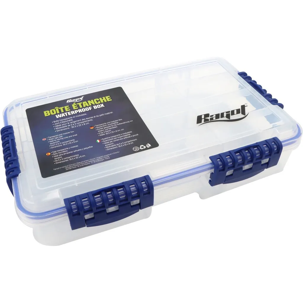 Ragot Waterproof Box Angelbox 35.5x22x5.5cm 3–15 Fächer