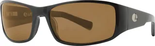 Lenz Optics Nordura Sunglass Polarized Glasses Brown Shiny Black