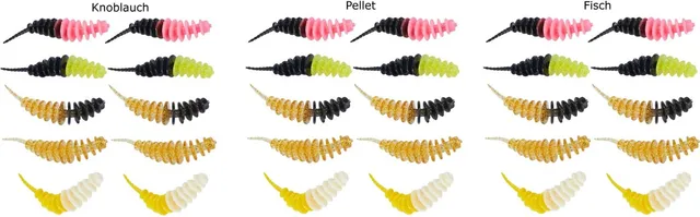 Balzer Trout Collector Softbaits 5cm 1g Floating Gummiwurm