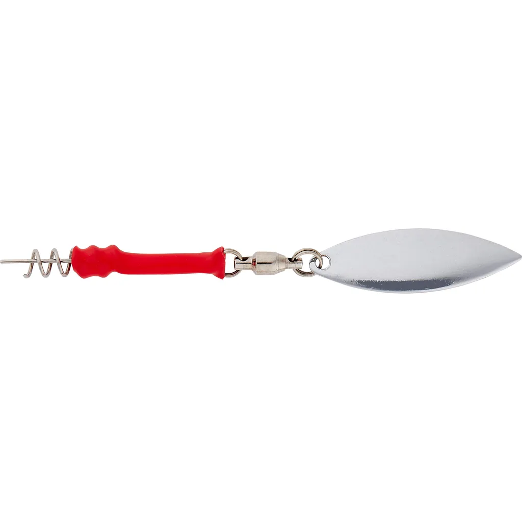 Savage Gear Screwin Spin Teaser Spinnerbait-Rig & Spinnerblatt 8.4cm Silver Red M