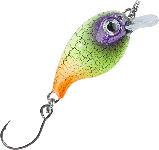 Balzer Trout Attack Crank Wobbler Thunder 3cm 2g Lila-Gelb-Orange