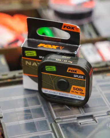 Fox Edges Naturals Splice Hooklength 22.7kg Braided