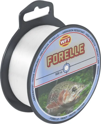 WFT Zielfisch Forelle Monofilament Line 500m Clear