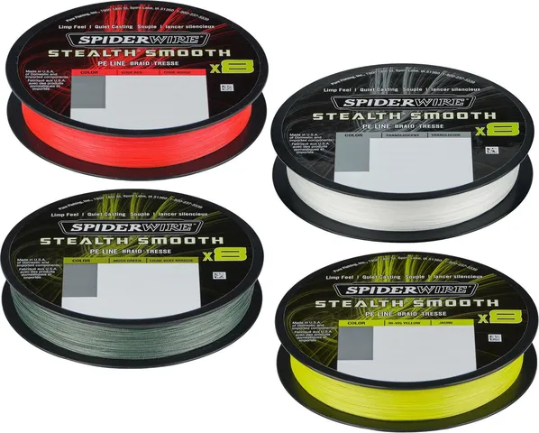 Spiderwire Stealth Smooth8 X8 PE Braid 0.05mm 5.4kg CODE RED