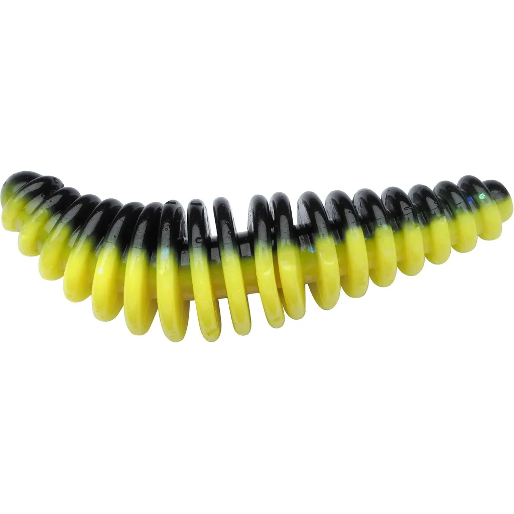 Berkley PowerBait Power Pupa Gummiköder 3.5cm Black Sunshine Yellow 10pc