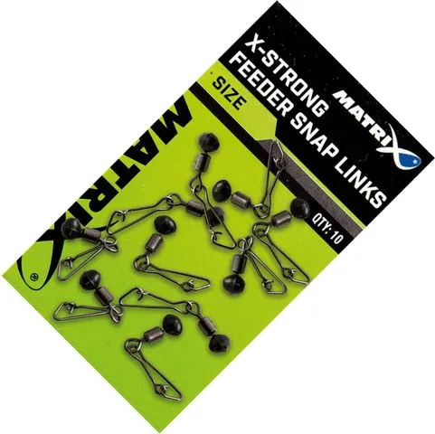 Matrix X-Strong Feeder Snap Links 12 10pcs