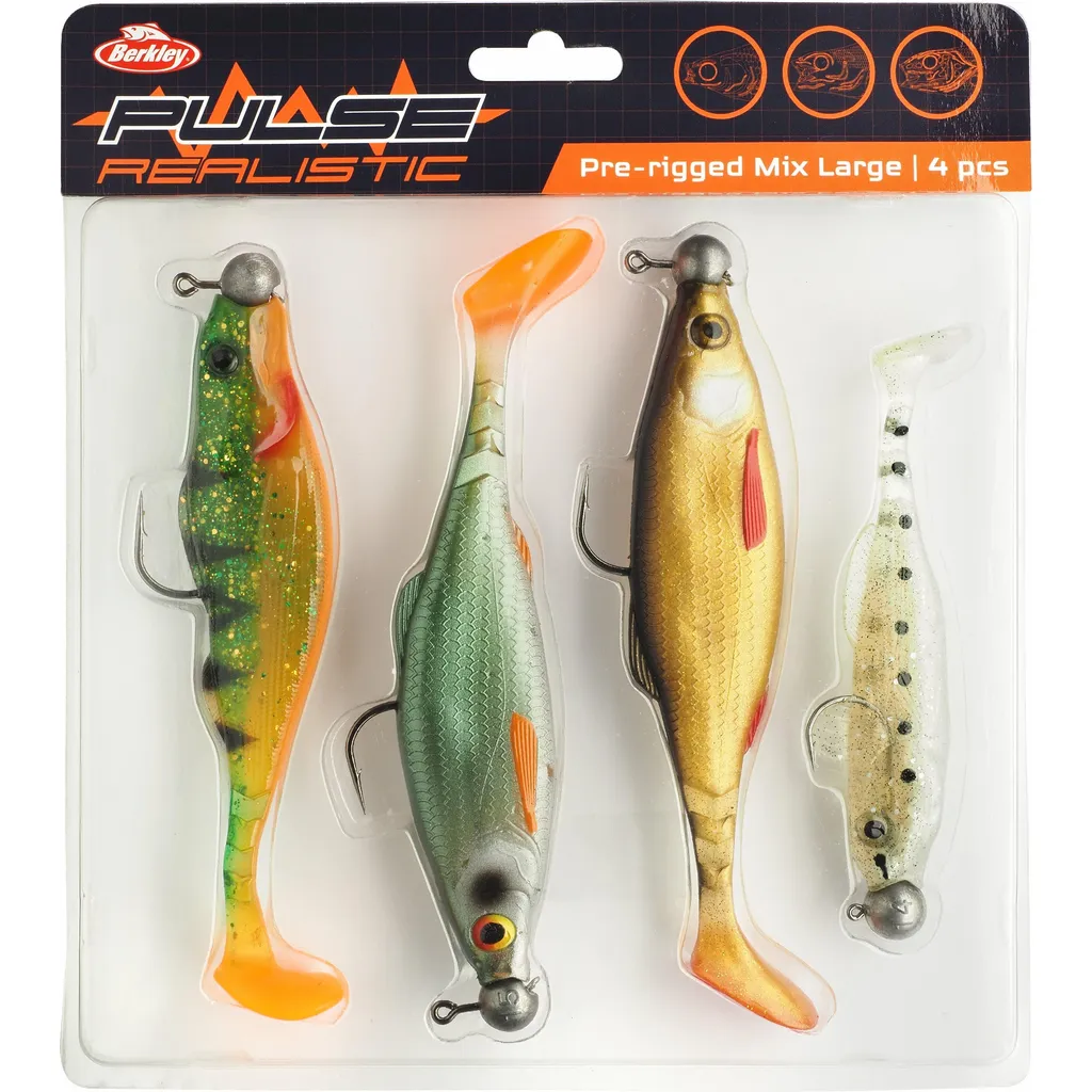 Berkley Pulse Realistic Gummiköder Large 4 Stk.