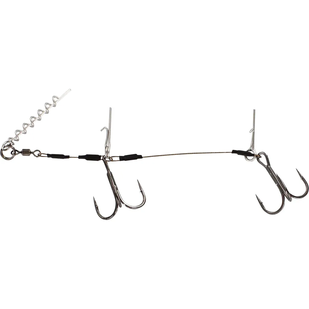 Westin SHALLOW RIG DOUBLE 1X7 Stinger 12cm 40.8kg #1/0
