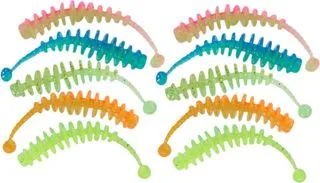 Balzer Trout Collector Pinball Mix Weiche Köder 10pc Rubber Jig