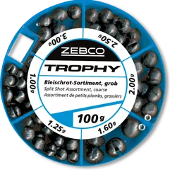 Zebco Split Shot Assortment 100g Coarse