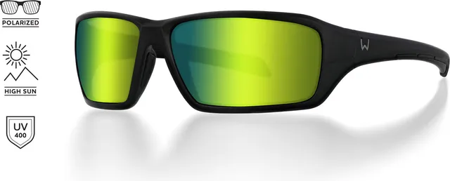 Westin W6 Sport 15 Polarisationsbrille Matte Black Green