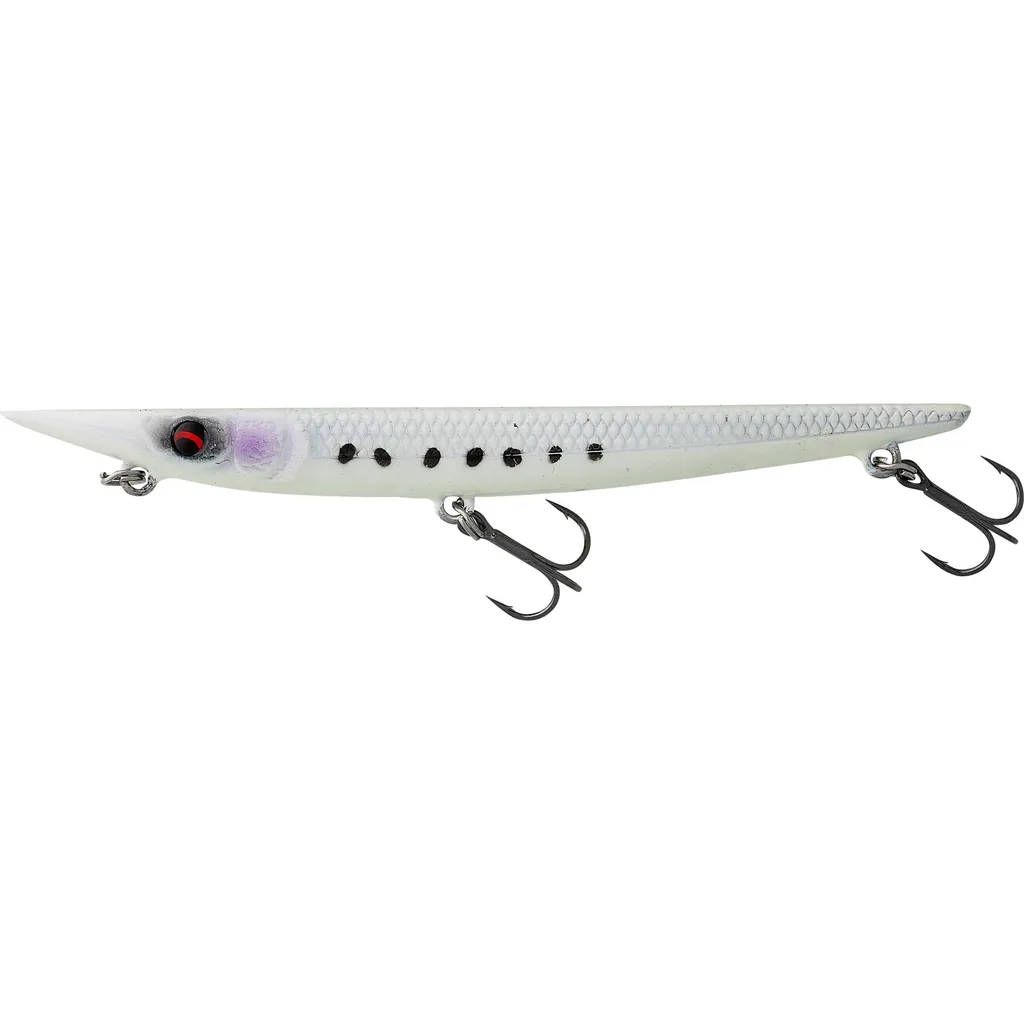 Savage Gear Needle Tracker Oberflächenköder 10cm 10g Snow Sardine