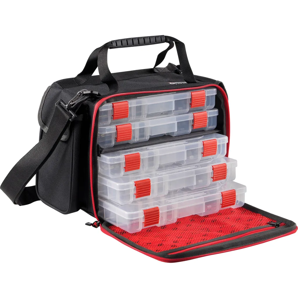 Abu Garcia Medium Lure Bag 34x21x25cm Black/Red